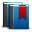 Library Bookmarked Icon 32x32 png
